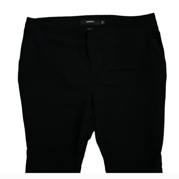 TORRID Black Stretch Ankle Pants 16XS - Picture 7 of 8
